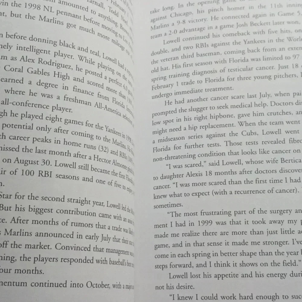 2003 MIRACLE OVER MIAMI world series book. Vintage..original - Picture 5 of 6